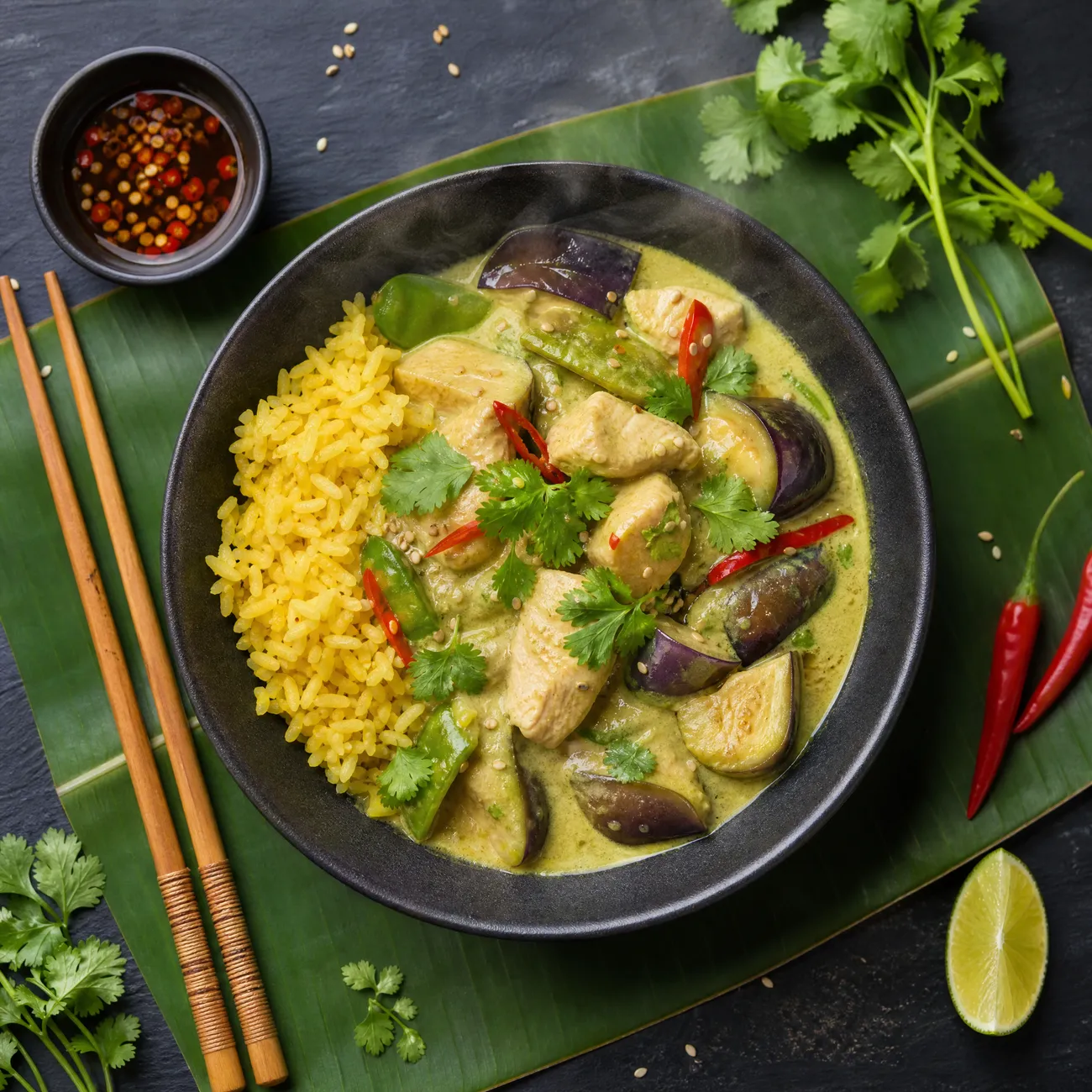 Curry et plats